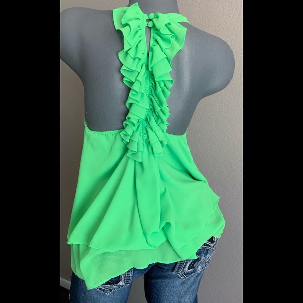 Naked Zebra Ruffled Back Top Small - Picture 2 of 9